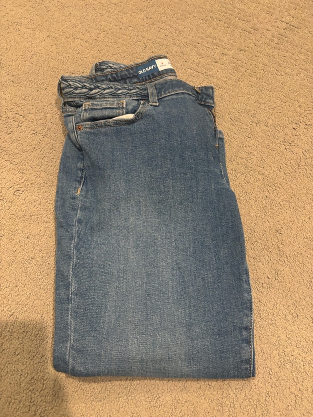 Old Navy Women's Medium Blue Cropped Ankle Jeans